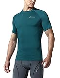 TM-R13-FRGZ_2X-Large j-3XL Tesla Men's Cool Dry Compression Baselayer Short Sleeve T Shirts R13