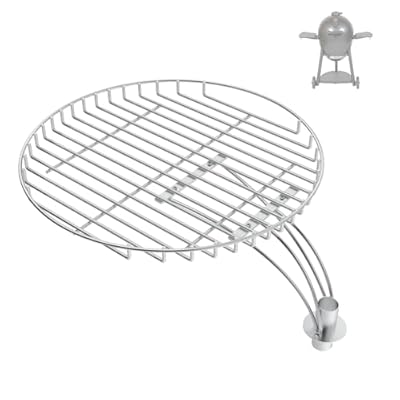 BBQration 13.5" Warming Rack for Char Griller Akorn Kamado Ceramic Grill, Grill Parts for Char Griller Replacement Parts 1662 06719 6520 E56720 16619, Grill Rack for Chargriller Akorn Parts 200041