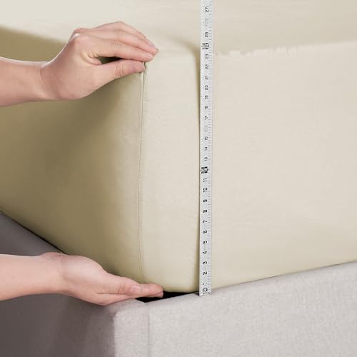 Image of Nestl Extra Deep Pocket Queen Fitted Sheet Only, Queen Size Fitted Sheet