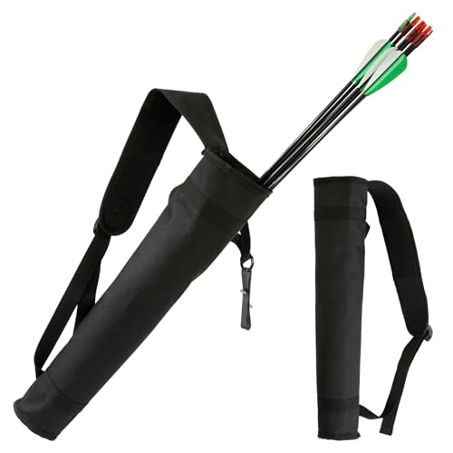 Ciltlurk Archery Quiver - Adjustable Back & Hip Arrow Holder for Compound & Recurve Bows - Lightweight Foldable Bag with Large Capacity for Hunting, Target Practice, Youth & Adults