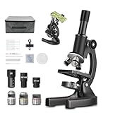 顕微鏡 小学生 子供 光学顕微鏡 【40X~3200X・スマホホルダー・標本付き・顕微鏡セット】操作簡単 小中学校成人初心者学習 小学生プレゼント