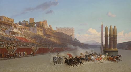 Pintura lienzo la corsa delle bighe Jean Leon Gerome impresión alta definición
