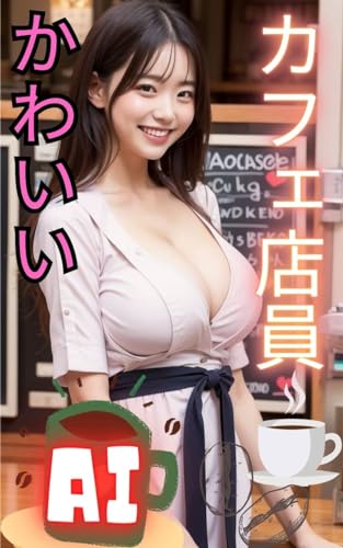 AI美女写真集 かわいいカフェ店員 (44ページ)