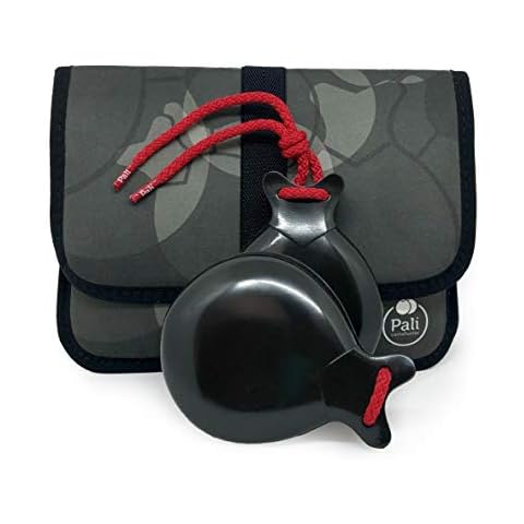 Castañuelas PALI con doble caja y funda negra Cover