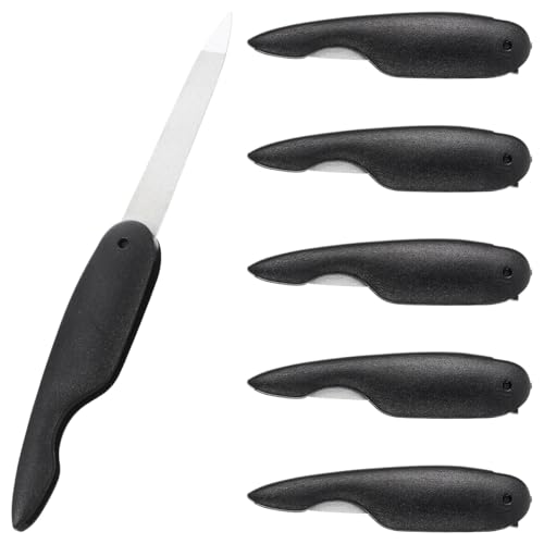 Ipetboom 6pcs Foldable fingernail Files: Compact Folding Nails File with Anti-Slip Handle -...