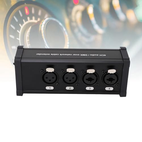 VGEBY XLR Sound Transmitter, 4 Channel XLR 6.5 Combo Anti Interference Isolation with Common Ground Interference Isolation for Secure Sound , VGEBYto2nzca3iq