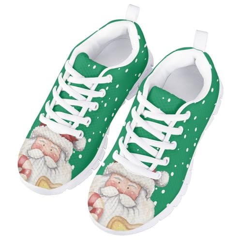 GIFTPUZZ Unisex-Child Climbing Tennis Shoes Running Lace-up Sneaker Breathable Mesh Athletic Sneakers4