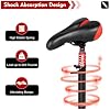Saddle Seat for Electric Scooter, Adult Electric Scooter Seat with Aluminum Fixed Rod and PU Breathable Cover, Height Adjustable Seat Saddle Compatible with Xiaomi M365 | Pro Electric Scooters