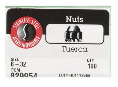 Hillman Cap Nut Stainless Steel Box 100