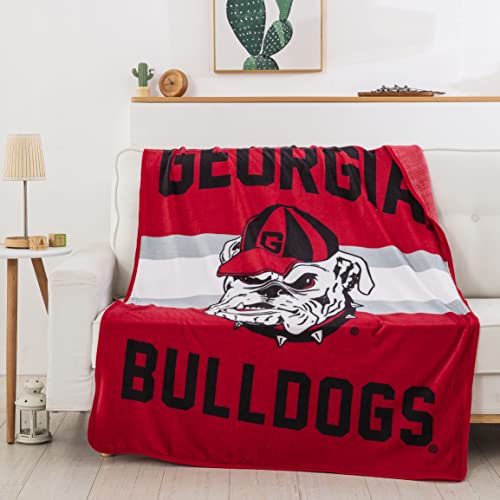Northwest NCAAA Singular Silk Touch Throw Blanket 45 x 60 Georgia Bulldogs