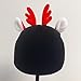 Menolana Ski Helmet Cover Helmet Decoration Winter Headgear Portable Gift Snowboarding and Skiing Helmet Accessory Sport Helmet Cover, Black