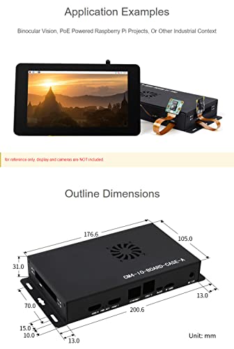 Waveshare Metal Box (A) Designed For Official Raspberry Pi Compute Module 4 Io Board Comes With Cooling Fan Mini Computer Chassis Robust And Dust-Proof Nice Looking #TOP6