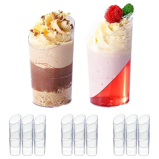 100 Copas de Postre de Plástico Desechables, Tazas de Postre con 100 Cucharas, Transparente 70ml| Resistente y Reutilizable| Vasos Cuencos para Postres Mousse Aperitivos Fiesta Cumpleaños Bodas.