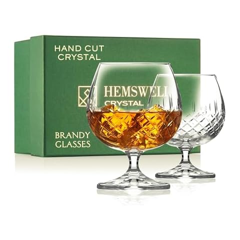 Hemswell Crystal Brandy Glasses Set of 2 Cover
