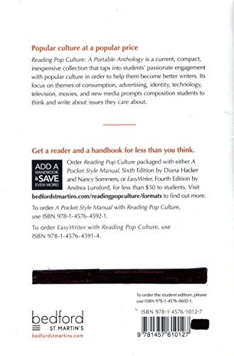 Reading Pop Culture 1457610124 Book Cover