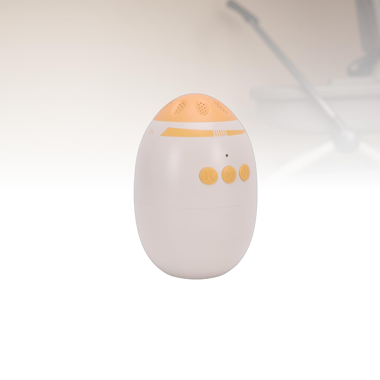 Ausla Dondolo per Passeggino, Succhietto Vibrante per Neonati in Silicone ABS con 11 Suoni di Rumore Bianco, Soluzione Portatile per Neonati e Bambini Piccoli