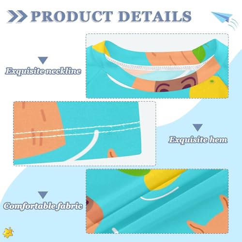 Boys Rash Guard Swim Shirts Quick Dry Short Sleeve UPF 50+ Girls Rashguard Swimsuit3