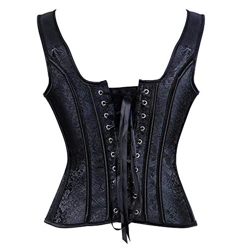 Bodysuits Voor Dames Vrouwen Retro Steampunk Korset Vest Sexy Gotische Bovenborst Bustiers - Afbeelding 4