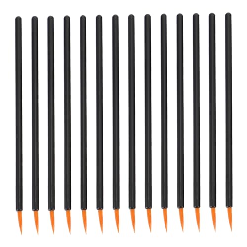 OFFIGAM 100Piezas Cepillos De Delineador De Ojos Desechables Cepillos De Maquillaje Pinceles Para Delinear Ojos Cepillos Duros Para Maquillaje De Precisión Negro
