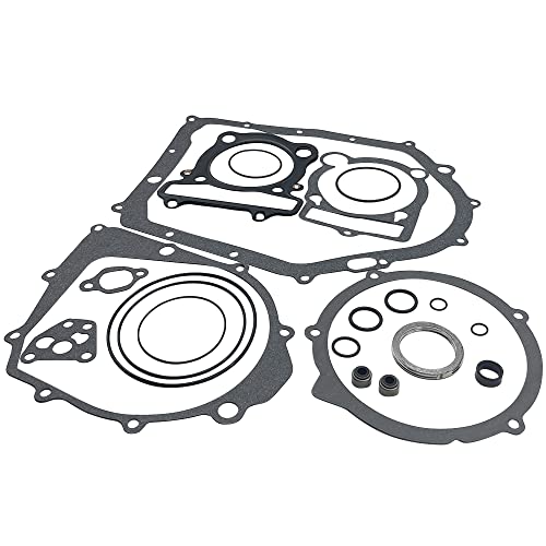 Jinfannibi Complete Engine Gasket Kit Set Top And Bottom End Compatible For Yamaha Raptor Warrior Bruin 350 Yfm350 Kodiak Big Bear 400 Moto-4 1987-2013 #TOP2