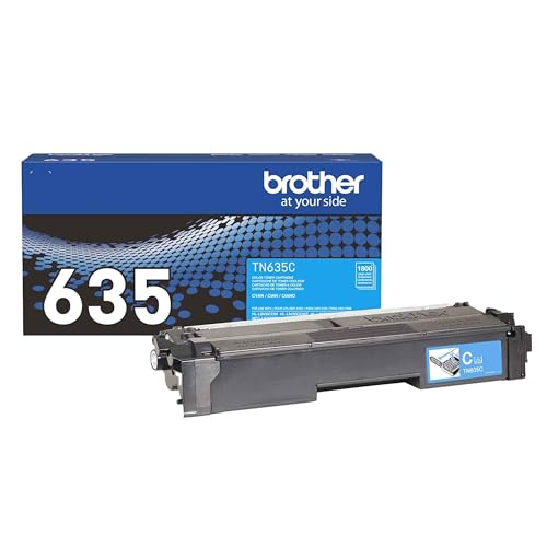 Toner cyan Brother TN635C pour remplacer votre cartouche laser usagée simplement