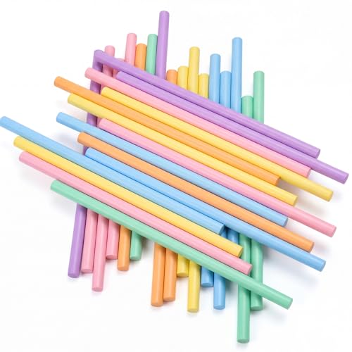 Halloscume 36 Pack Rhythm Sticks for Kids Music Class, 12 Inch Wood Lummi Sticks Bulk Set in 6 Pastel Color, Claves Percussion Instrument for Classroom Activities Music Party School Educational Toys