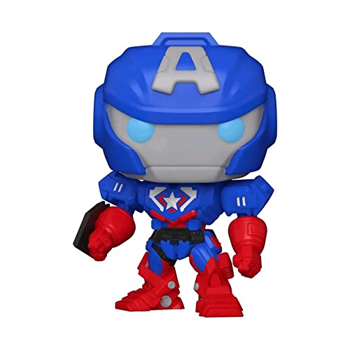 Funko Pop! Marvel: Avengers Mech Strike - Captain America (Glow)