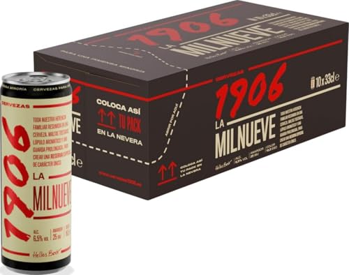 1906 - Reserva Especial, Cerveza Lager Extra, Frigopack, 10 Latas x 33 cl