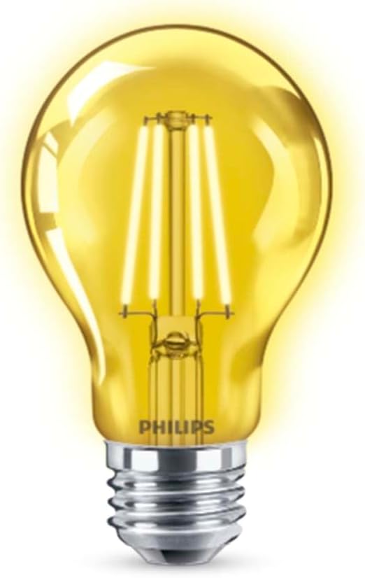 Philips 568857-4A19/PER/YELLOW/G/E26/ND 4/1PF Colored Standard LED Light Bulb
