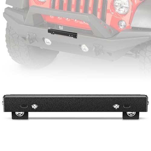 Image of Nilight Universal Flip-Up Plate Frame for 10 inch Hawse Fairlead Mount Front License Bracket Holder Relocation Bumper Winch Mount Roller Fit for Most Pickup Trucks Off-Road Cars SUVs