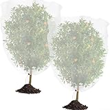 Rete a 60 maglie con cerniera per la gestione dei parassiti degli alberi da frutto progettata per mele, pesche, ciliegie e piante simili (100 x 140 cm)