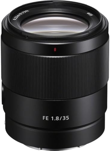 Sony SEL35F18F – FE 35mm F1.8 Weitwinkel Festbrennweiten-Objektiv für Vollformat (APS-C, E-Mount, kompakt & lichtstark, Kompatibel mit Sony Alpha A7-Serie, A6000-Serie, ZV-E1, ZV-E