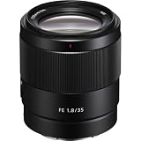 Sony SEL35F18F – 35mm f/1.8 Obiettivo Grandangolare (Full Frame, E-Mount, Leggero e Nitido, Ideale per Street e Reportage, Compatibile con Alpha 7/9/1)
