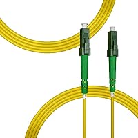 nexinex - 5m Glasfaserkabel LC/APC auf LC/APC Patchkabel | Kompatibel mit Telekom, Vodafone, 1&1, Fritzbox, etc. | LWL Simplex Singlemode OS2 FTTH Glasfaser Lichtwellenleiter Kabel – Ansicht 6