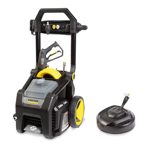 Kärcher K2200PSB 2200 PSI 1.2 GPM CETA Certified Electric Power Pressure Washer with Surface Cleaner + Turbo, 15°, 40°, & Soap Nozzles