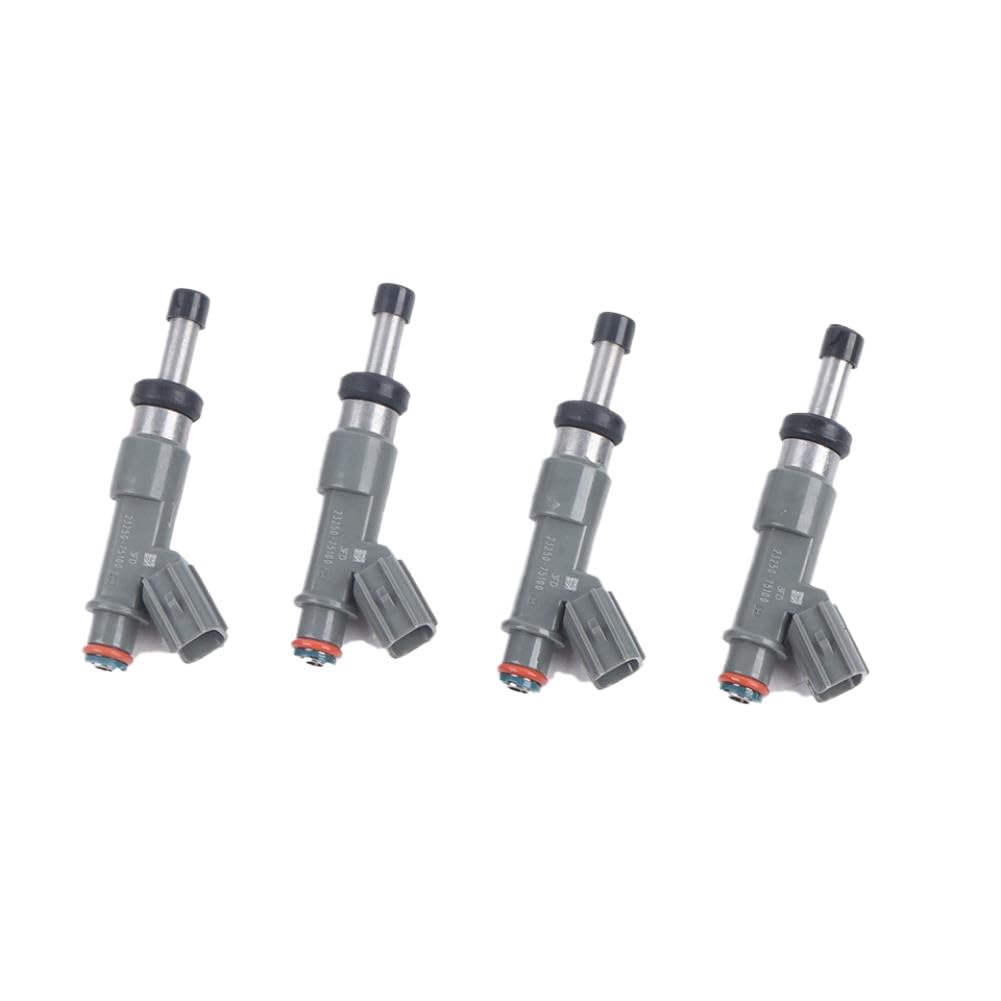 4 PCS Fuel Injector Nozzles 23209-09045 23250-75100 23209-79155 Compatible with Toyota Land Cruiser Prado 2006-2010 2.7L 2TR