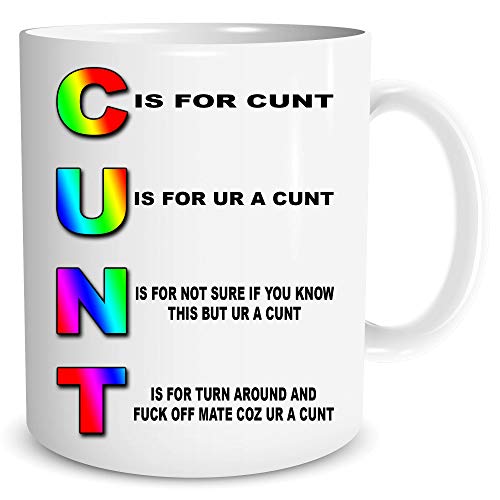Peachy Antics Ceramic Coffee Mug 10 oz White Funny Novelty Christmas Banter Gifts for Him Best Friend Birthday