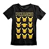 Pokémon Pikachu – Faces T-shirt zwart
