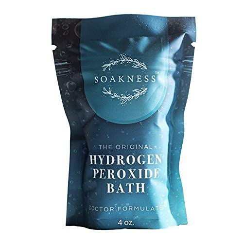 Hydrogen Peroxide Bath Epsom Salts For Soaking For Pain - Dead Sea Salt, Clay, Eucalyptus, Colloidal Oatmeal Bath, Energize And Detox Bath (6) Pack #TOP7