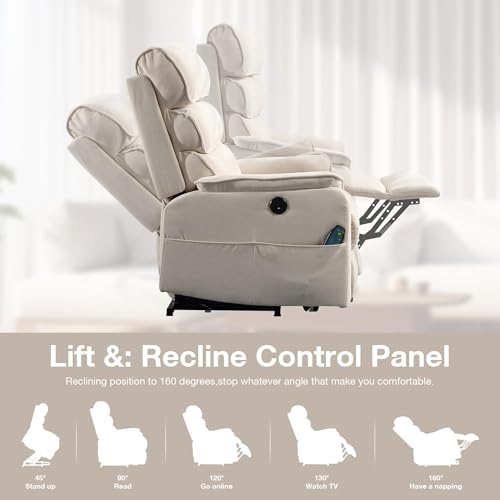 Sillón eléctrico reclinable plegable color sólido miniatura 4