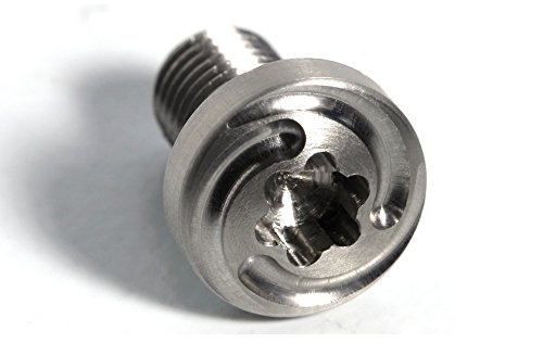 4 ea Stainless Gyre 1911 Grip Screws, 4 ea O Rings | for Full Size or Slim Grip bushings | 3/16” min Grip Thickness | US Made for Colt and Clones | Look at Photos of Screws with Grips/Guns