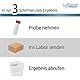 Asbest Test Basis Kleber/Kitt – Check zum Nachweis von Asbest in Material – professionelle Laboranalyse auf Asbest