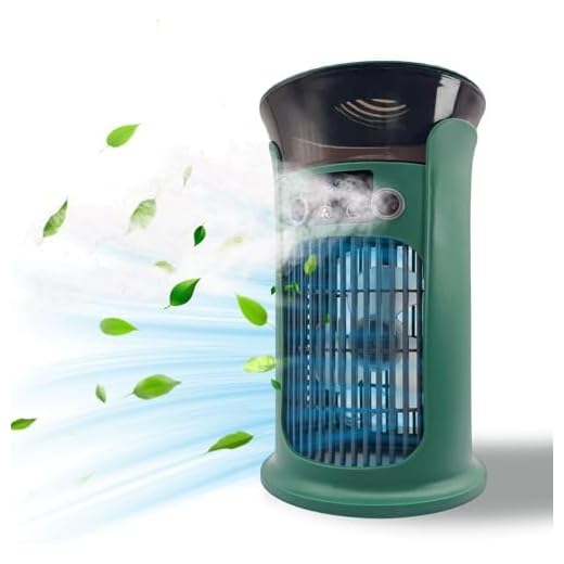 Ventilador portátil para aire acondicionado, enfriador de aire alimentado por USB, humidificador, mini enfriador de aire personal, ventilador ultrasilencioso para familia, viajes