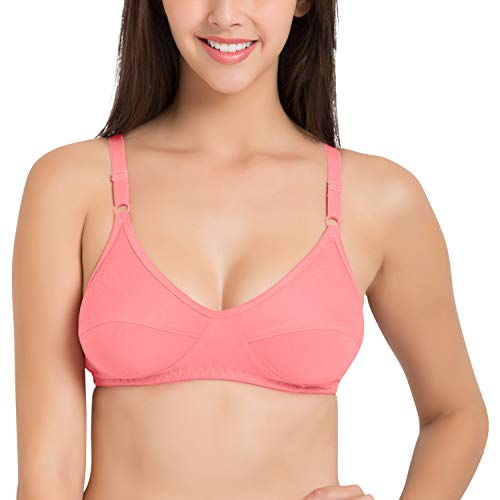 Image of Souminie Women's Cotton Full Cup Non Padded Non Wired Bra