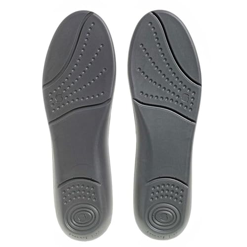 SORBOTHANE Plantillas Crush N Step Comfort para hombres y mujeres, talla 11-12.5, cojín que absorbe los golpes, plantillas reductoras de impactos para fascitis plantar, soporte de talón y dolor de
