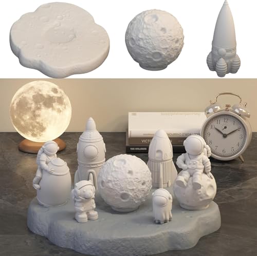 Set Stampi Colata In Resina Silicone A Tema Astronauti E - Switzerland