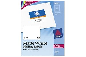 Avery 6874 Laser Labels for Color Printing
