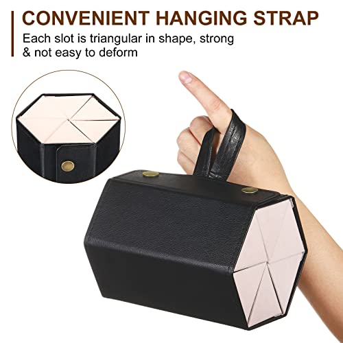 Image of PATIKIL Sunglasses Organizer with 6 Slots Travel Eyeglasses Cases Eyeglasses Storage Foldable Portable Glasses Case Holder