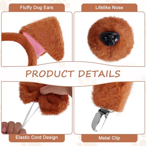 4-Pieces-Dog-Costume-Set-Brown-Puppy-Dog-Costume-Accessories-Puppy-Ears-Headband-and-tail-Bow-Tie-Nose-Animal-Accessories-for-Halloween-Christmas-Cosplay-Dress-Up-Party