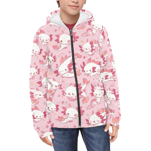 Upetstory Girls Boys Fashion Hoodies Sweatshirts Full Zip Up for Kids Clothing3